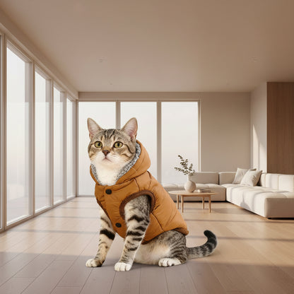 Cozy Hooded Pet Jacket